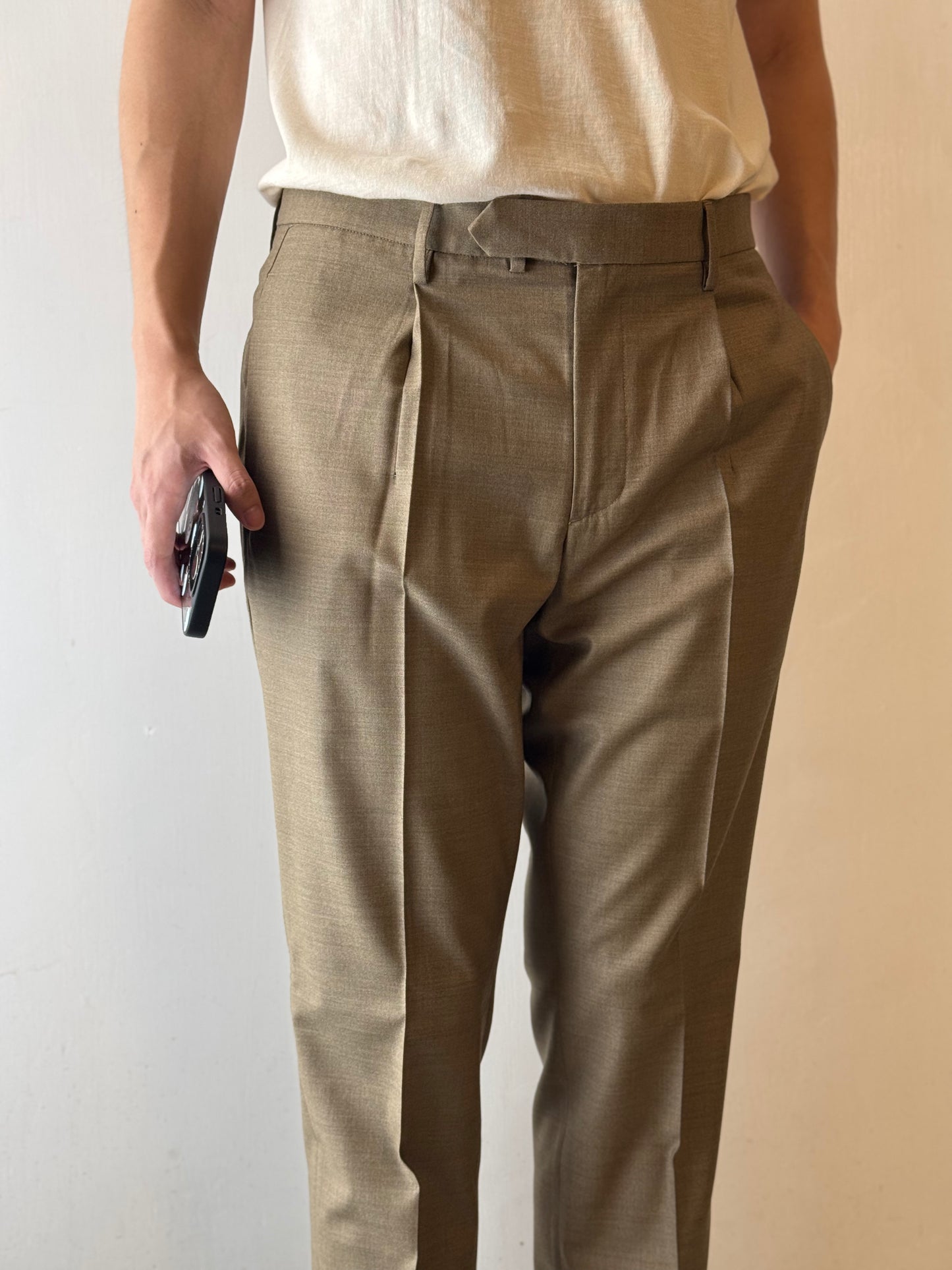 GBS DANTE 700/P Trousers A5959 Wool Blend Trousers Light Brown
