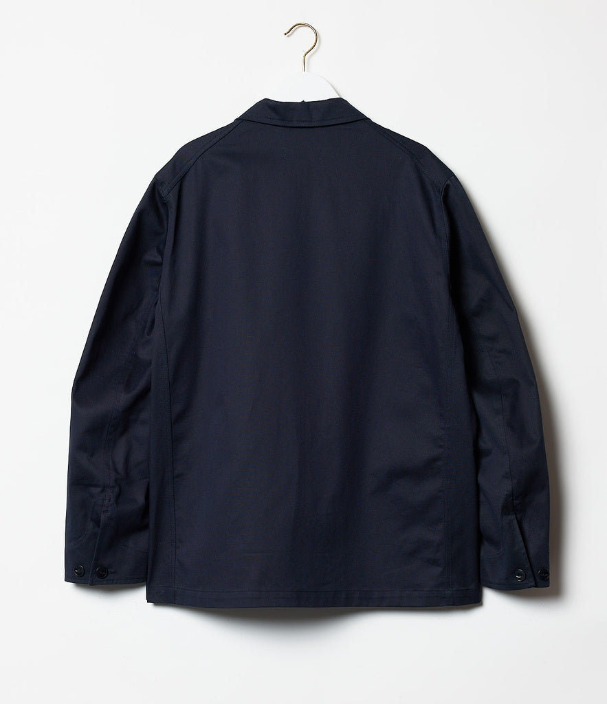 MZB JKT01 Organic Cotton Twill Jacket, 8.8oz Dark Navy