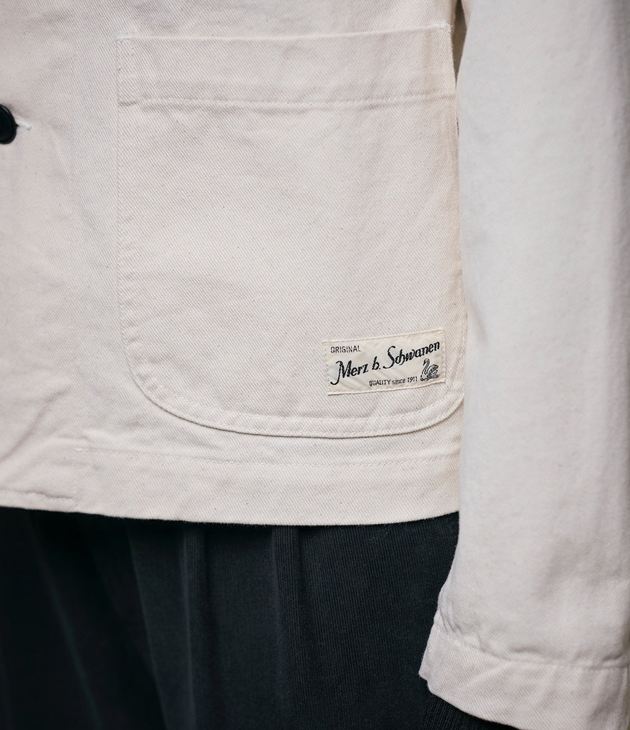 MERZB JKT08 Organic Cotton Twill Cropped Fit Jacket Nature