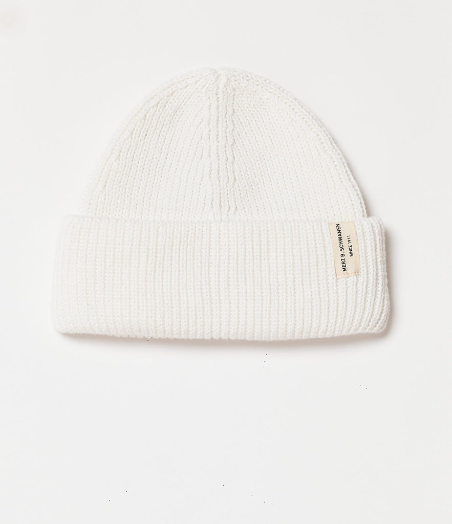 MERZB KBN01 BEANIE Organic Cotton White