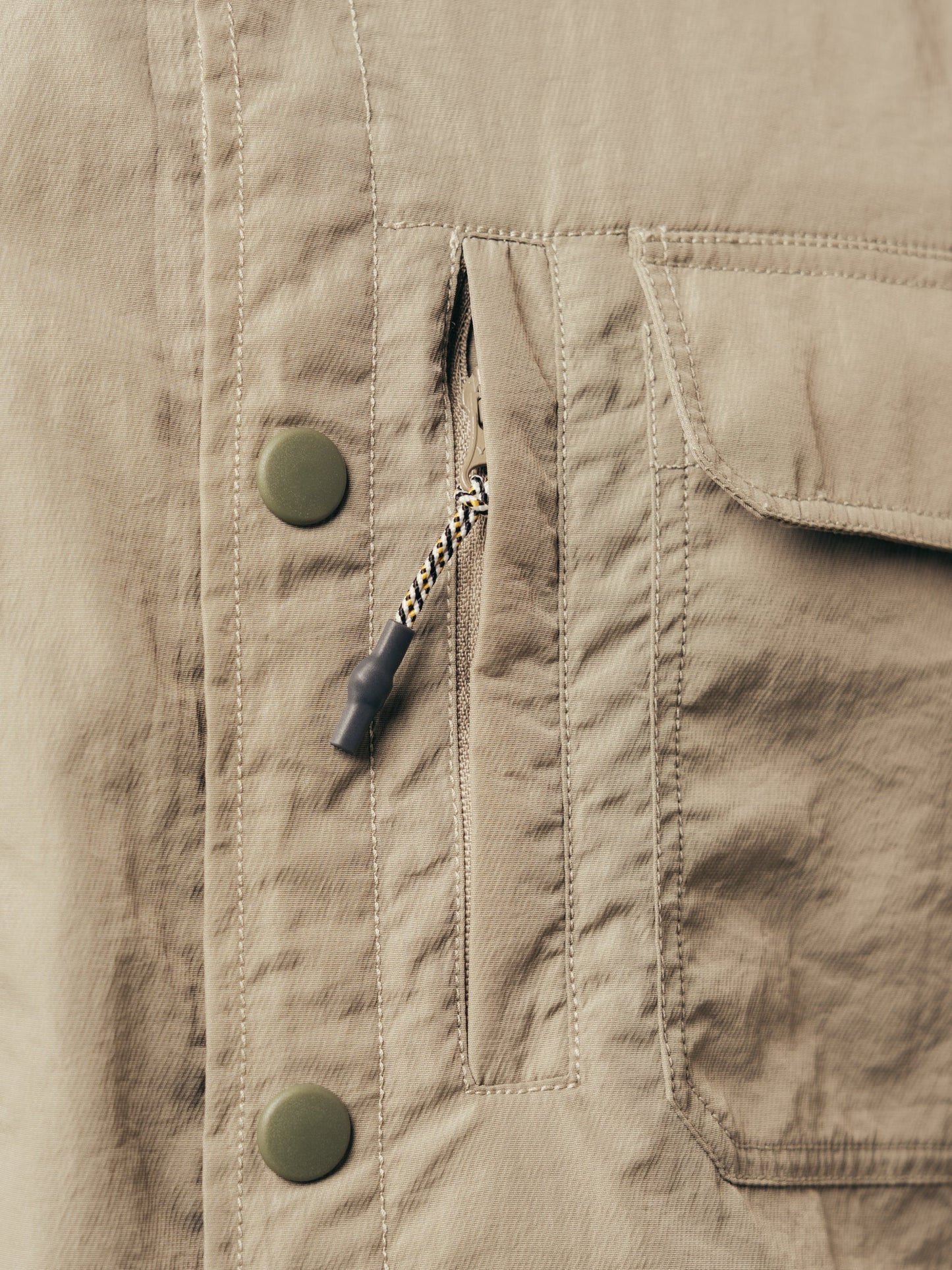 KHE Edzell Overshirt Nylon Light Grey