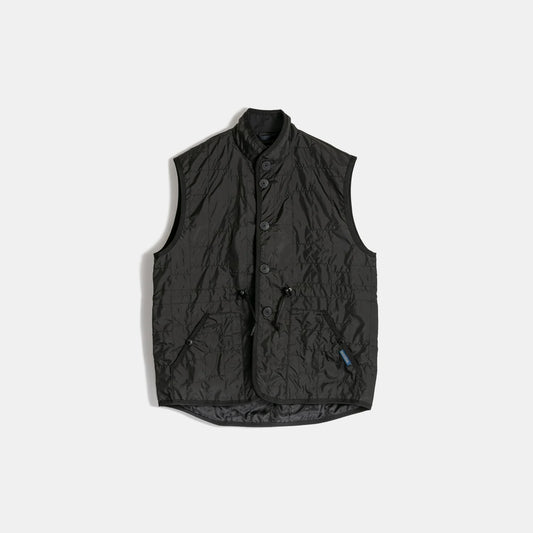 LVH MICKFIELD Unwadded Gathered Waist Sable Black