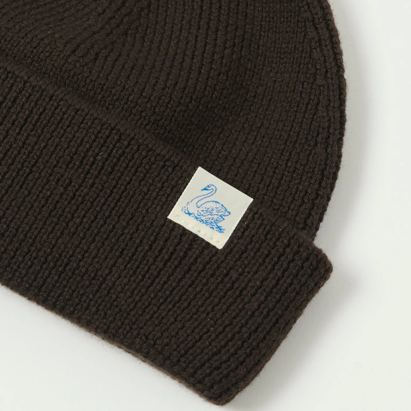 MERZB MWBN05 Sturdy Merino Wool Ribbed Beanie Coffee