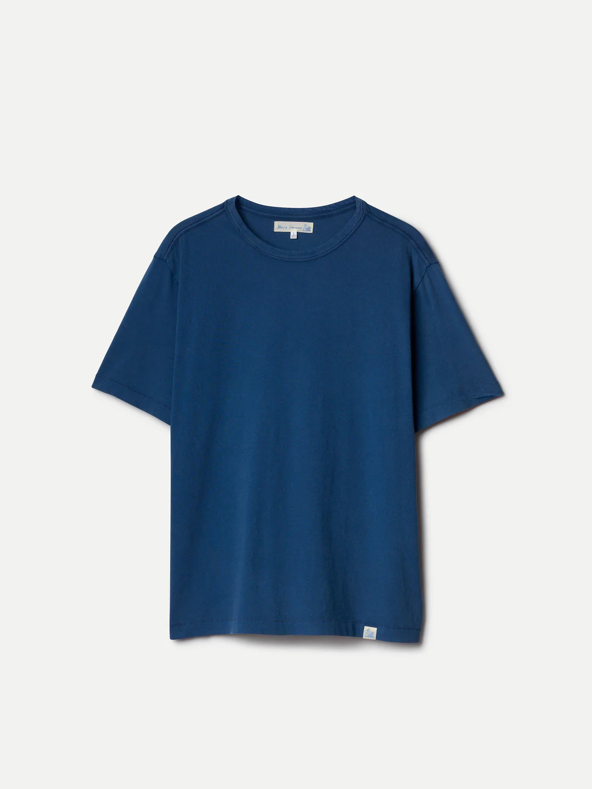 MERZB Women's Soft Pima Cotton T-Shirt Indigo