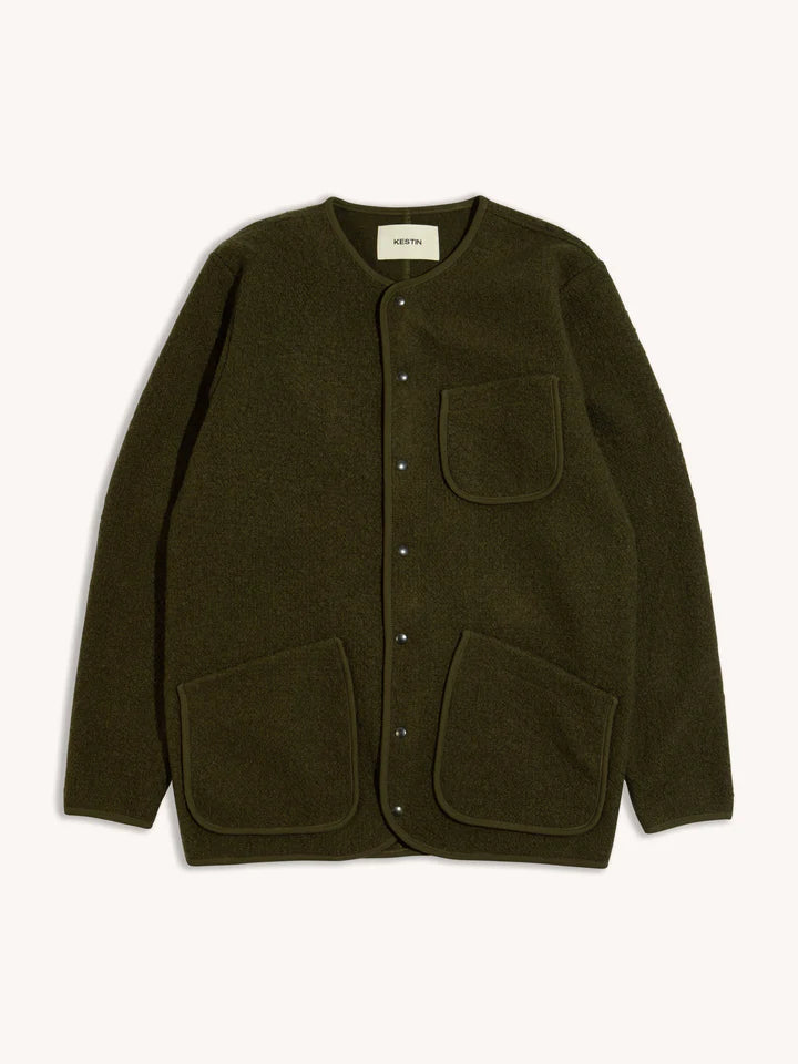 KHE Neist Fleece Overshirt Defender Green