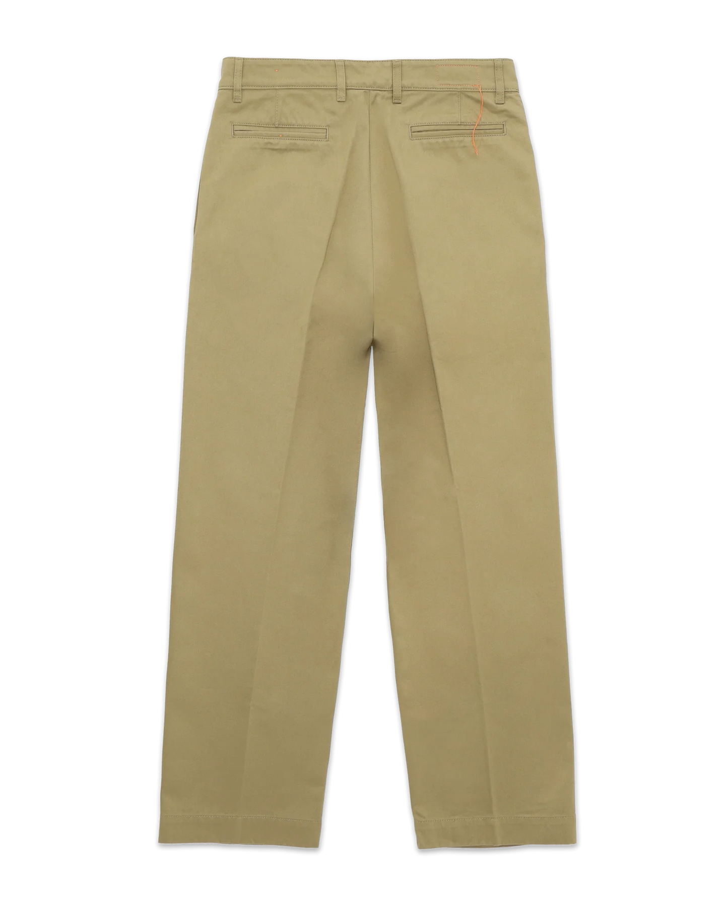 FTA NEW YORK Pleated Heavyweight Cotton Gabardine Beige