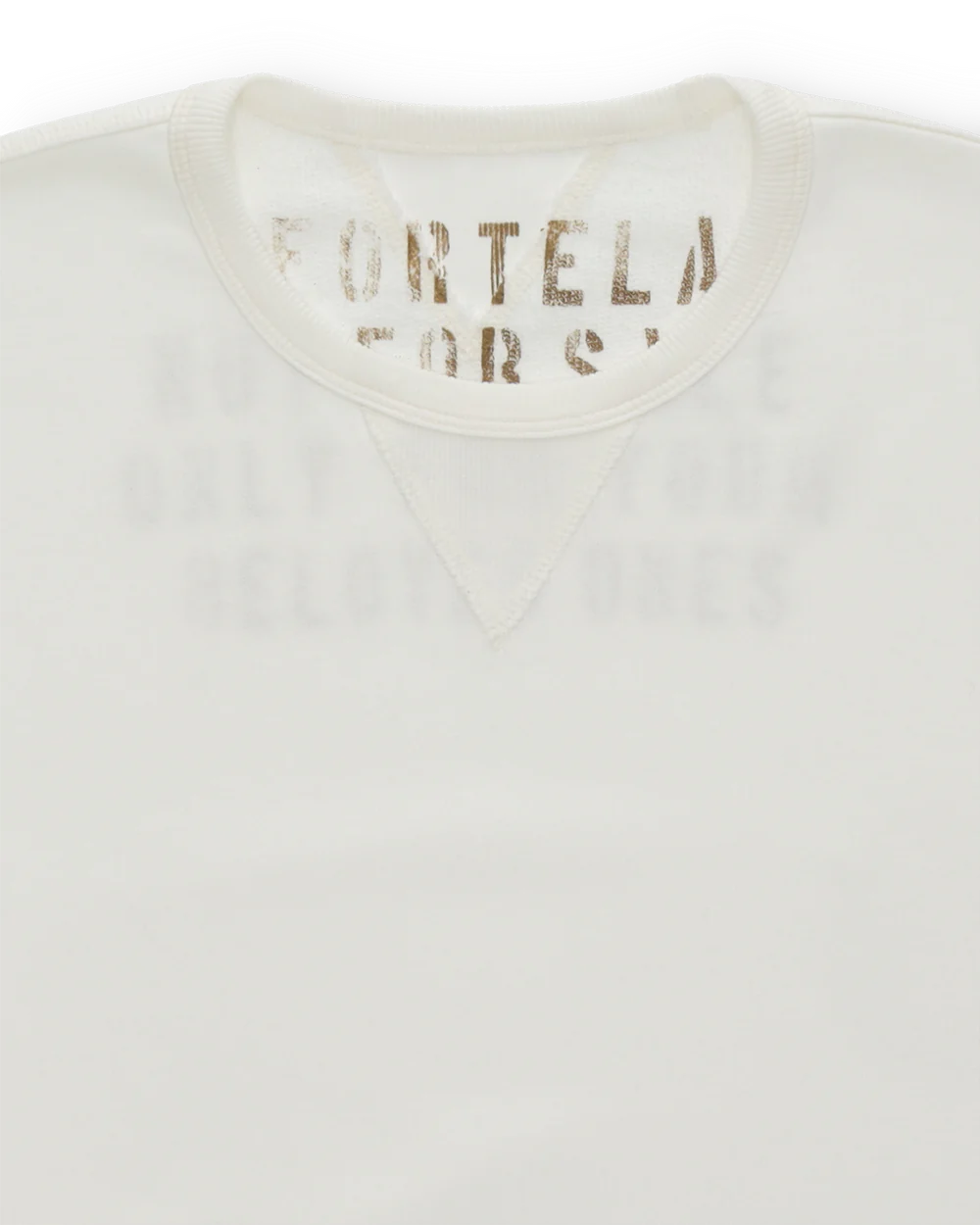 FTA OHIO Short Sleeves Sweatshirt Off White