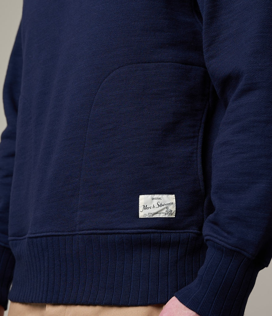 MERZB RFHD01 Organic Cotton Hoodie 16oz Dark Navy