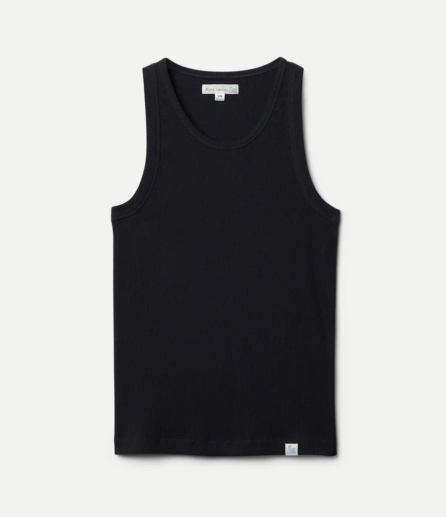 MERZB RIBTANK01 Iconic Ribbed Cotton Tank Top