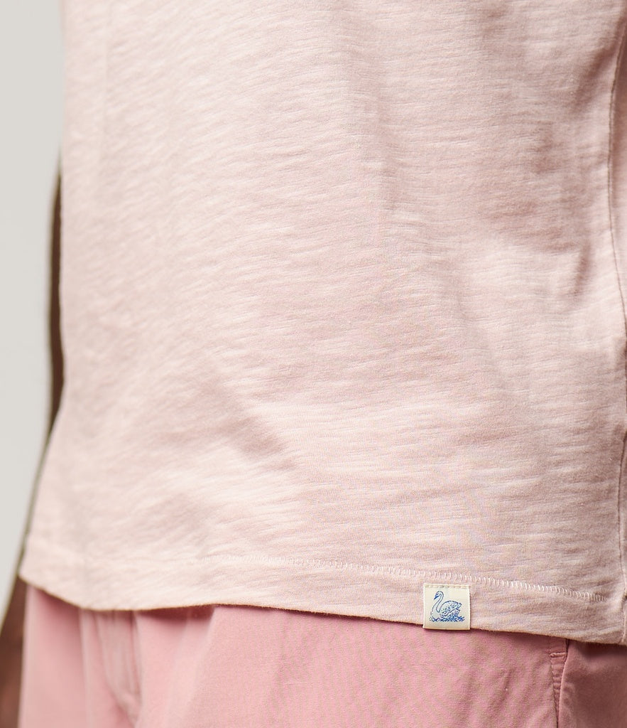 MZB SCT04 Relax Fit Pima Slub T-Shirt 5.8oz Dusted Pink