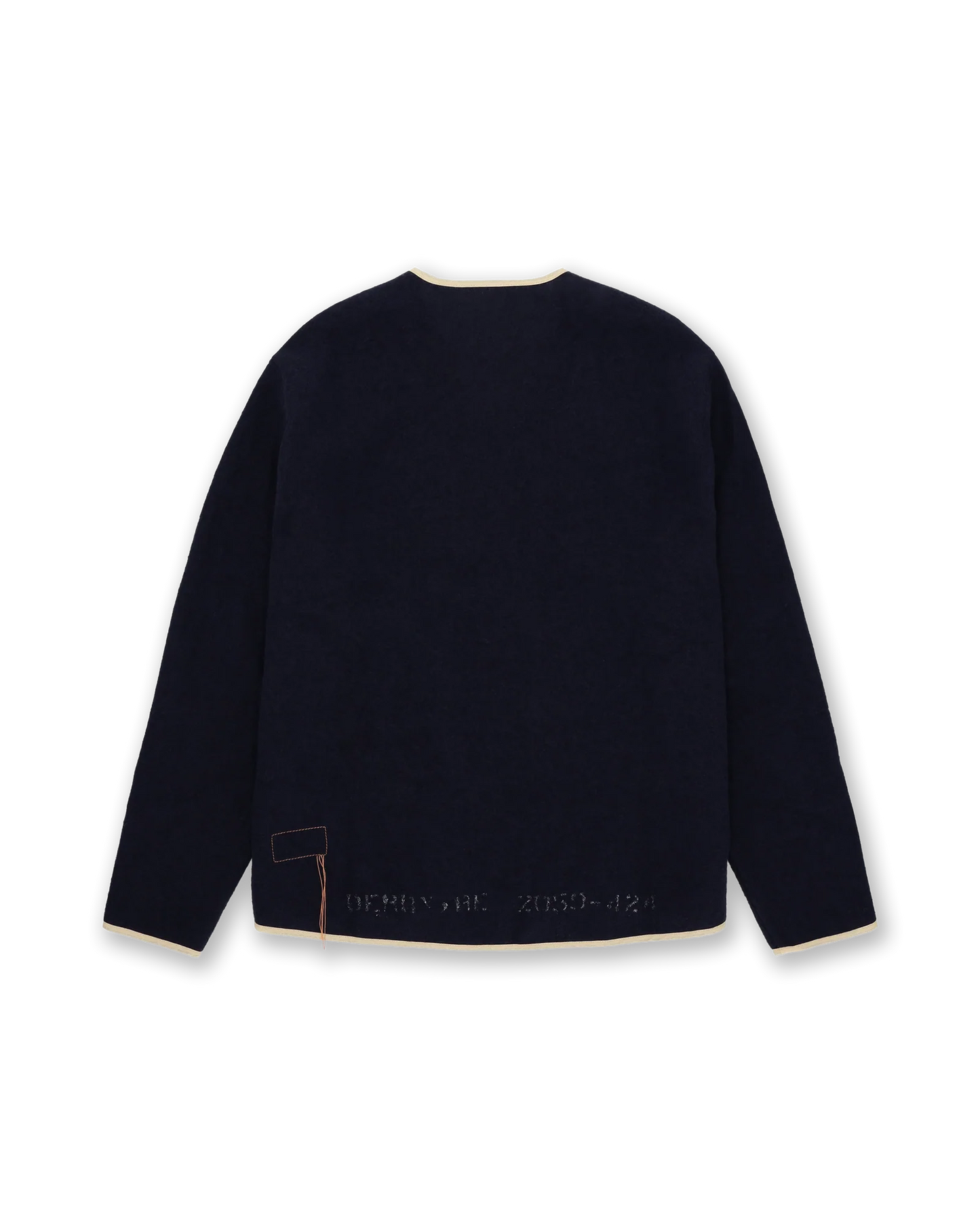 FTA SHERPA Wool Zipped Jacket Navy
