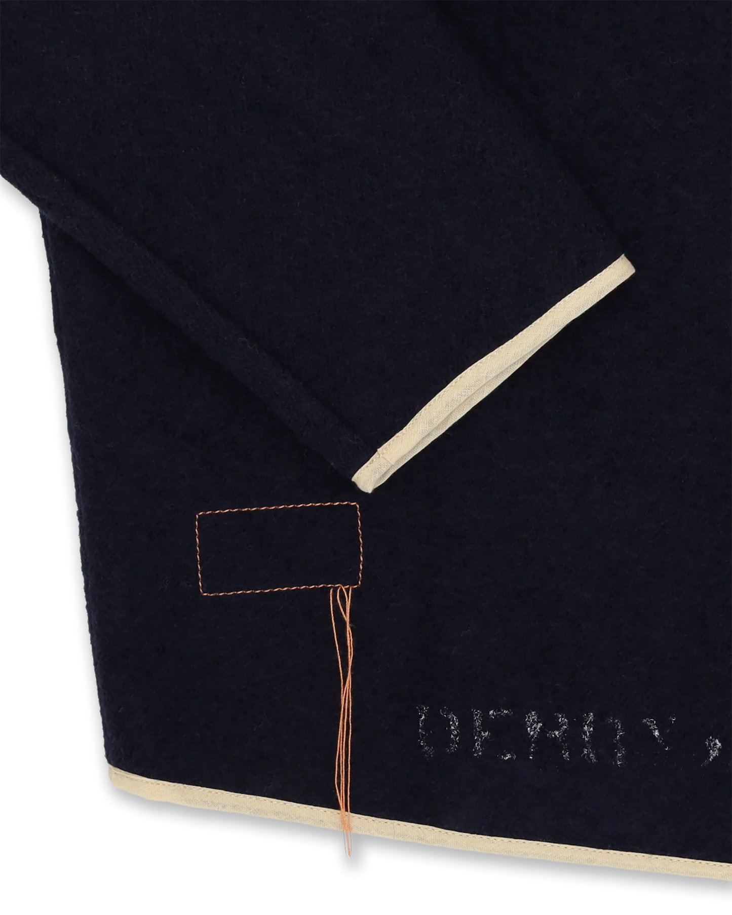 FTA SHERPA Wool Zipped Jacket Navy