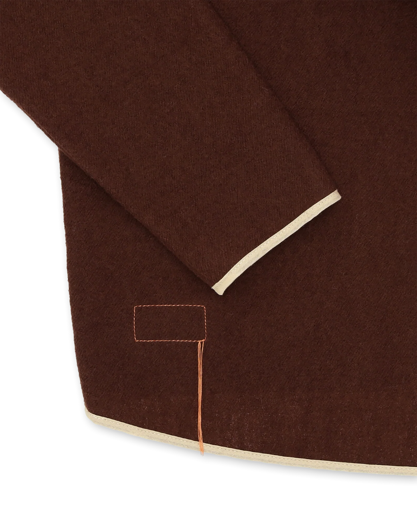 FTA SHERPA Wool Zipped Jacket Burgundy