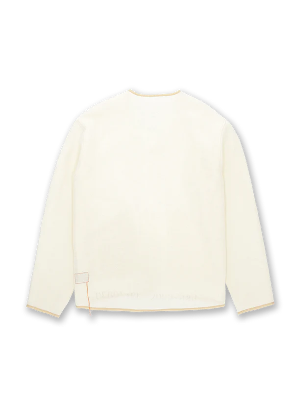 FTA SHERPA Wool Zipped Jacket White