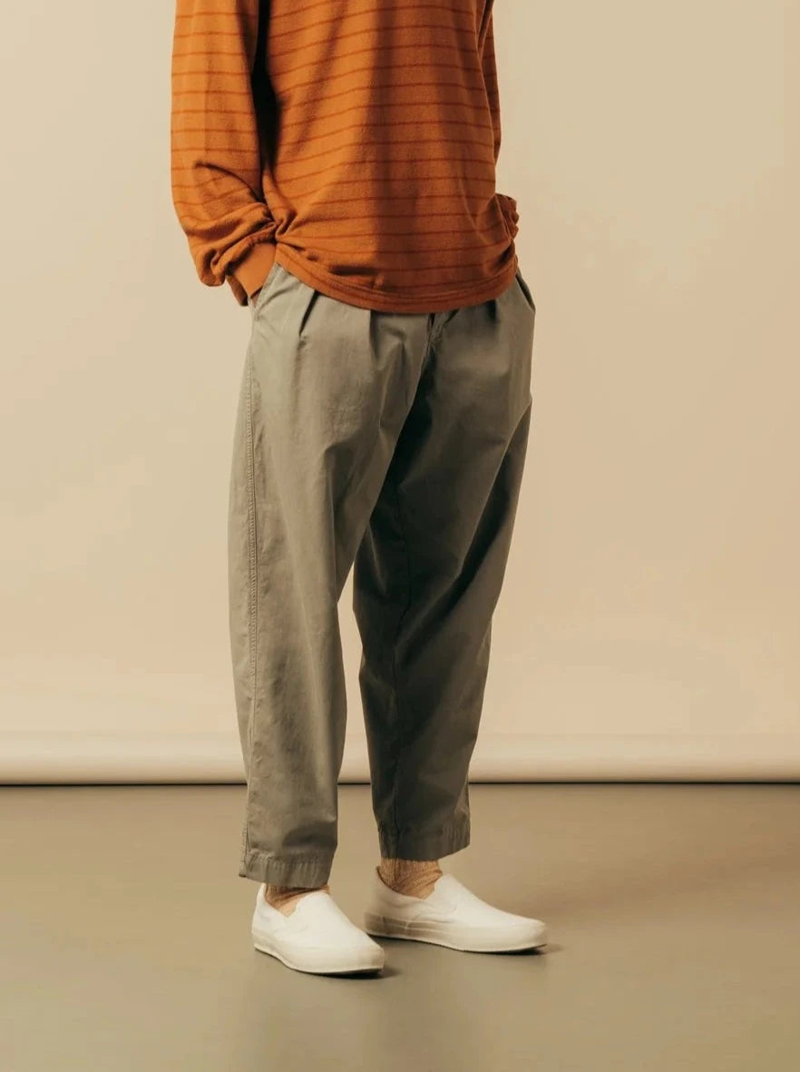 KHE Clyde Pant in Cotton Twill Sage