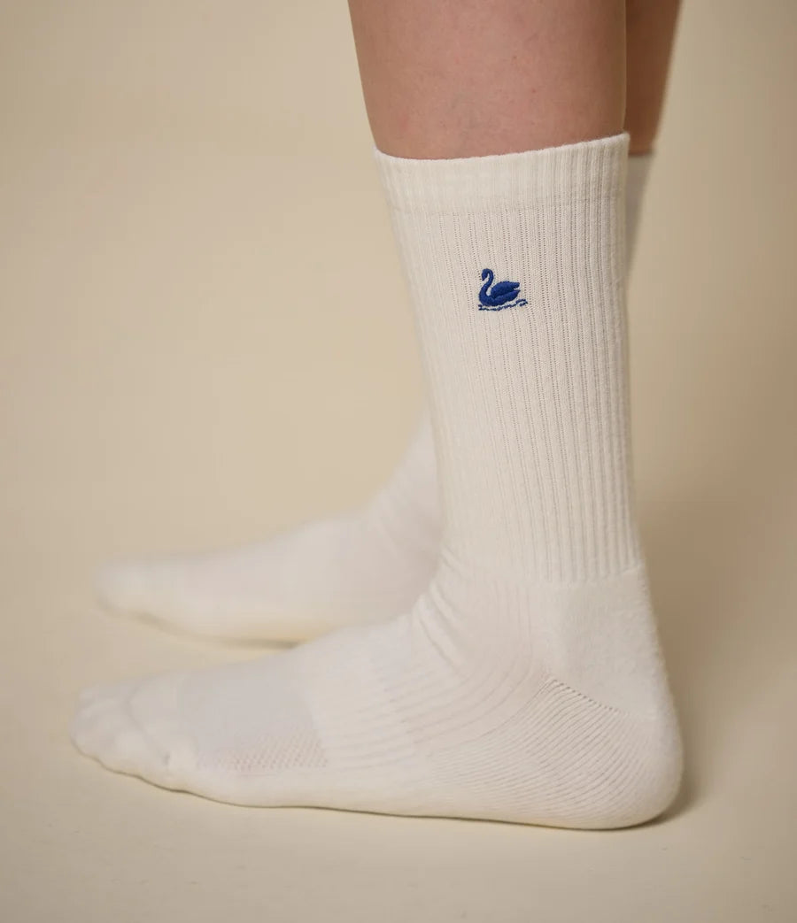 MERZB Classic Tennis Socks (2-pack) White