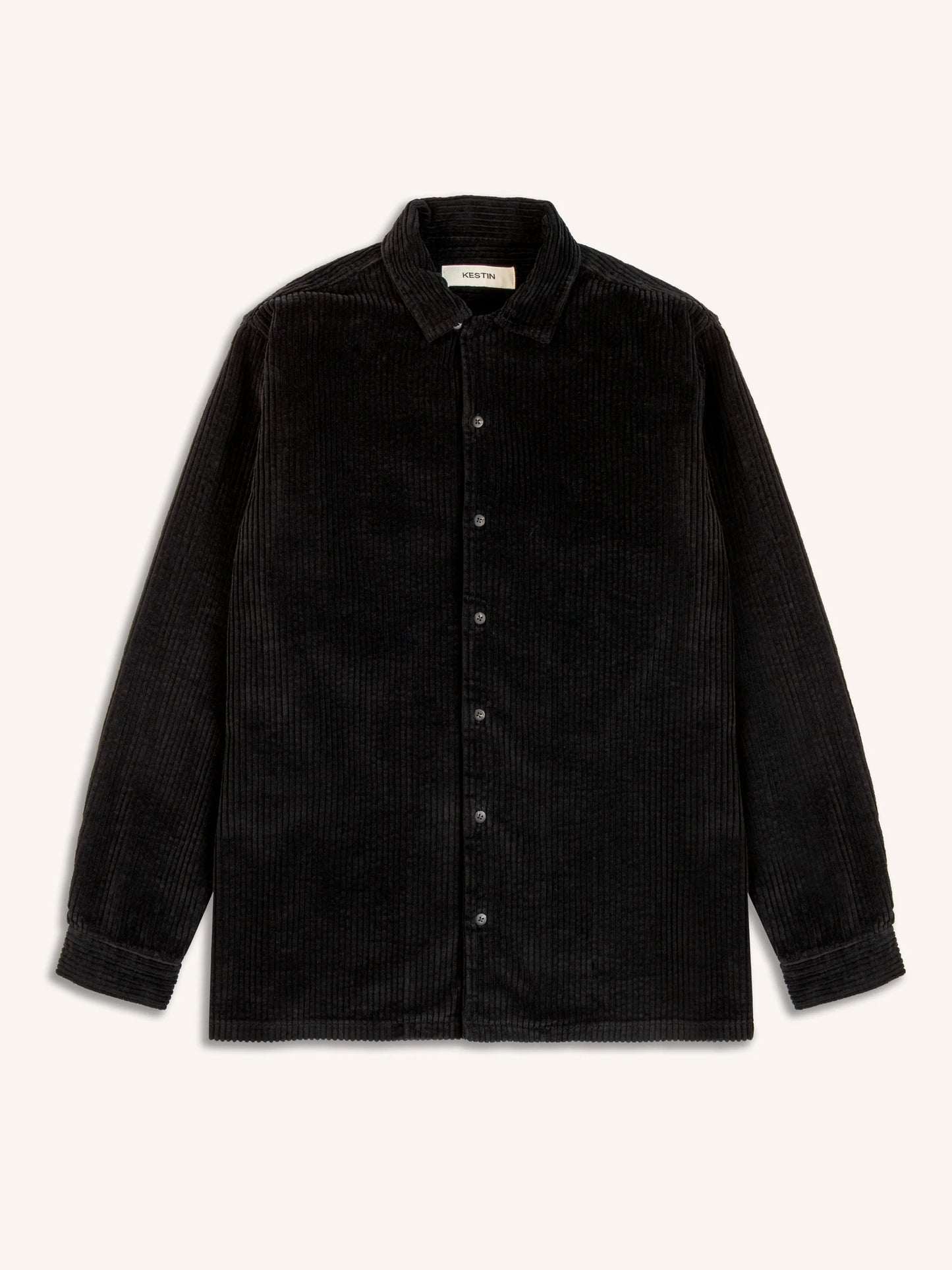 KHE Tain Overshirt Jumbo Cord Ink Black