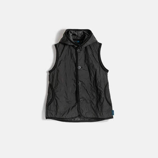 LVH BARTON Unwadded Gilet Sable Black