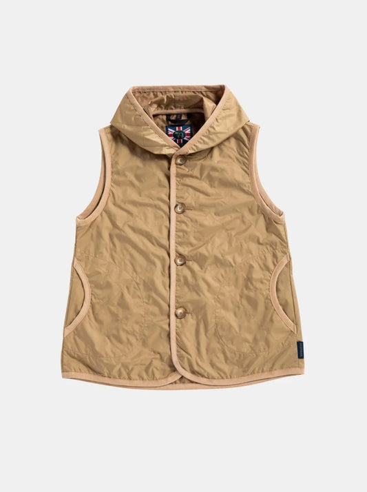 LVH BARTON Unwadded Gilet Ochre