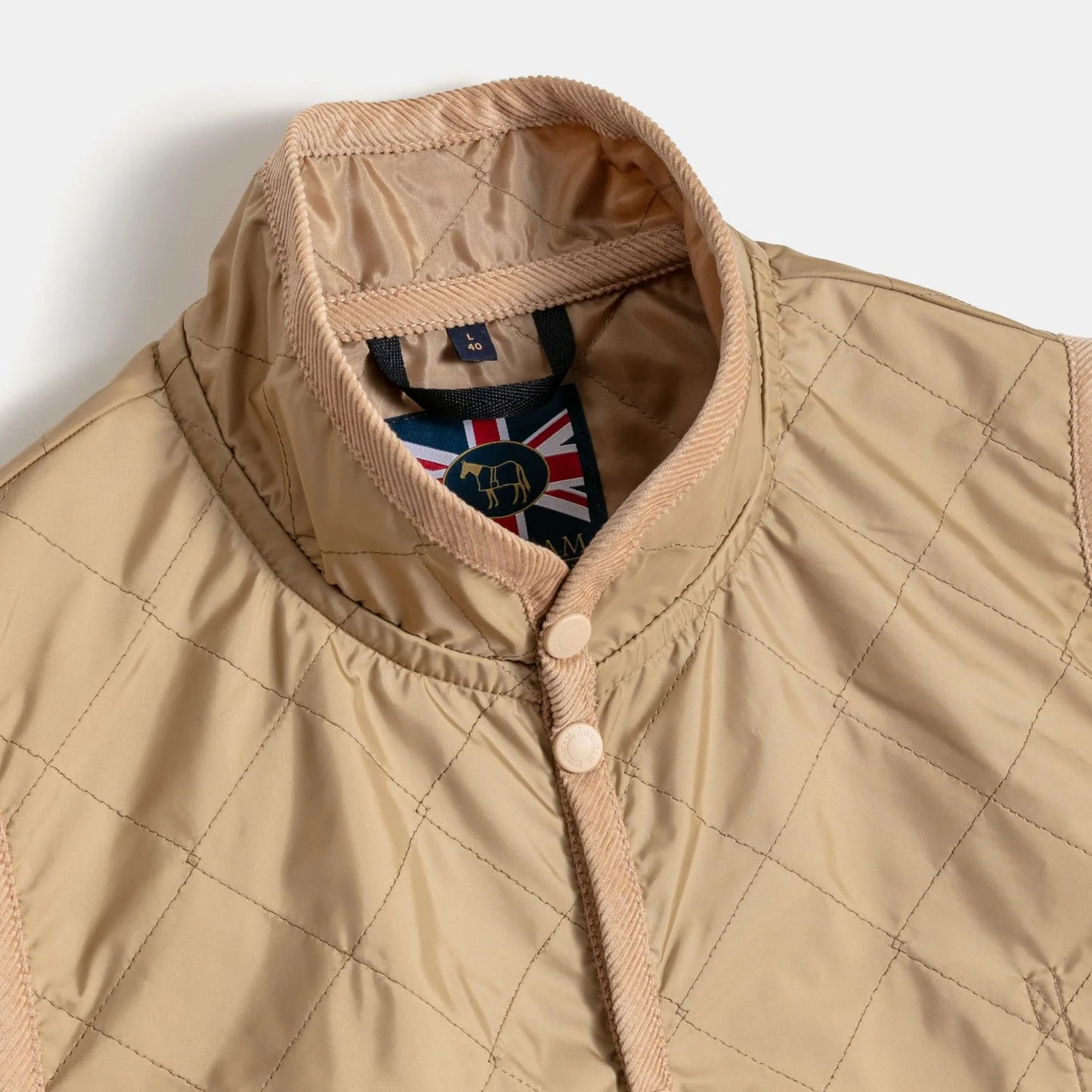 LVH MICKFIELD Unwadded Gilet Ochre
