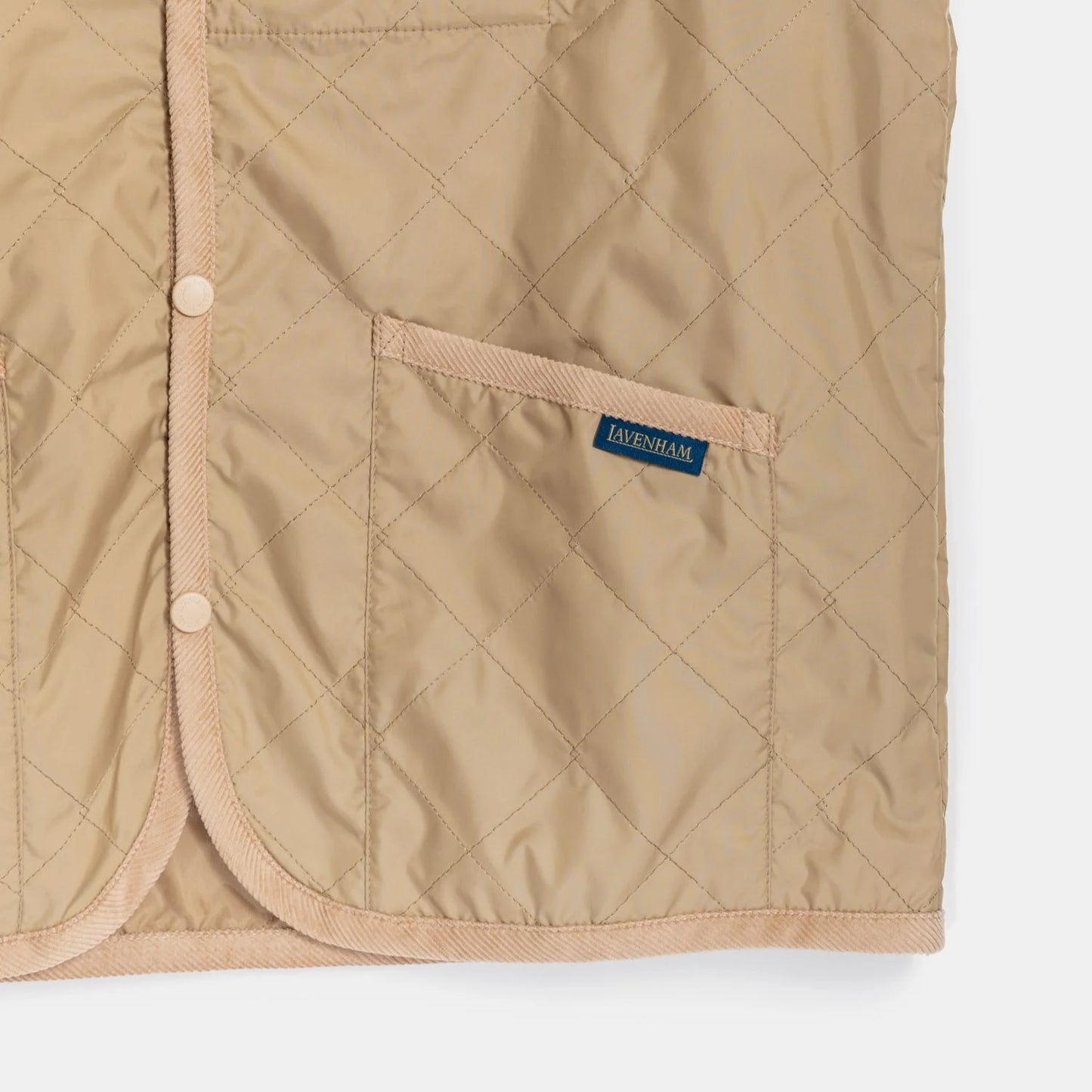 LVH MICKFIELD Unwadded Gilet Ochre