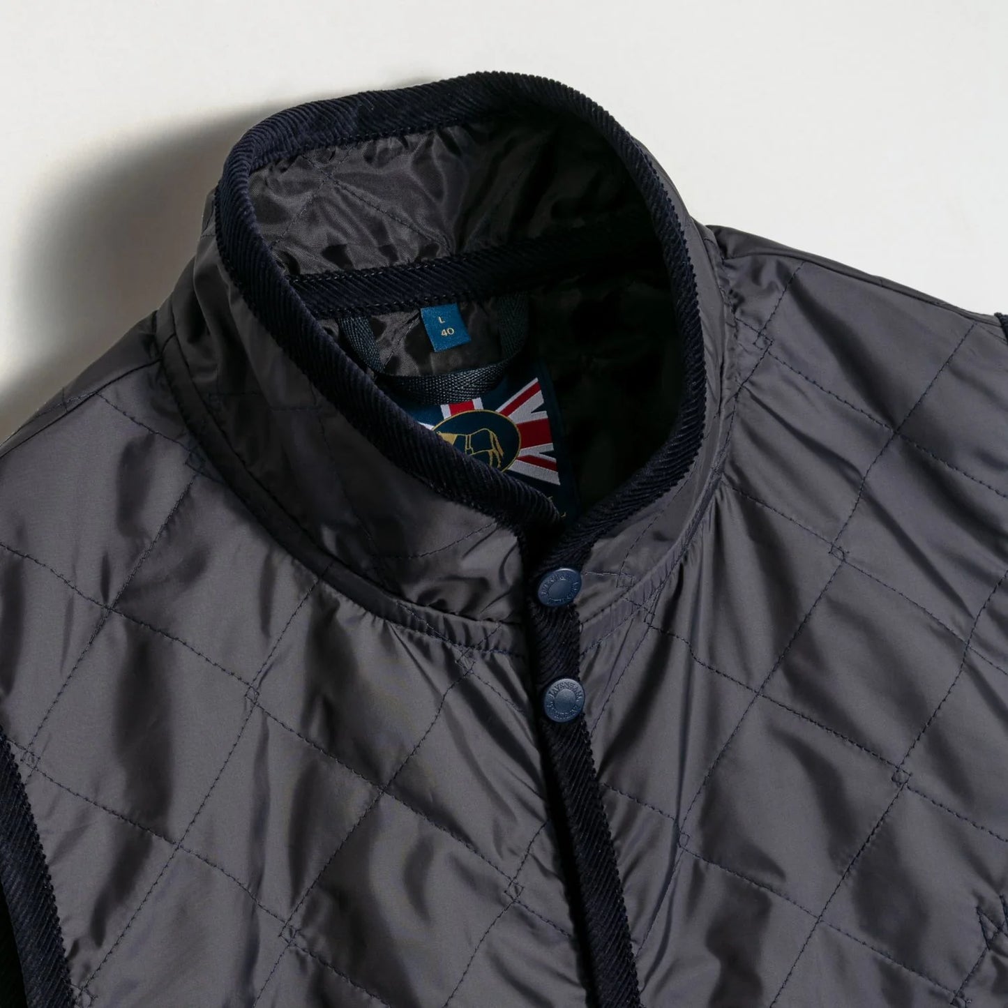 LVH MICKFIELD Unwadded Gilet Suffolk Navy