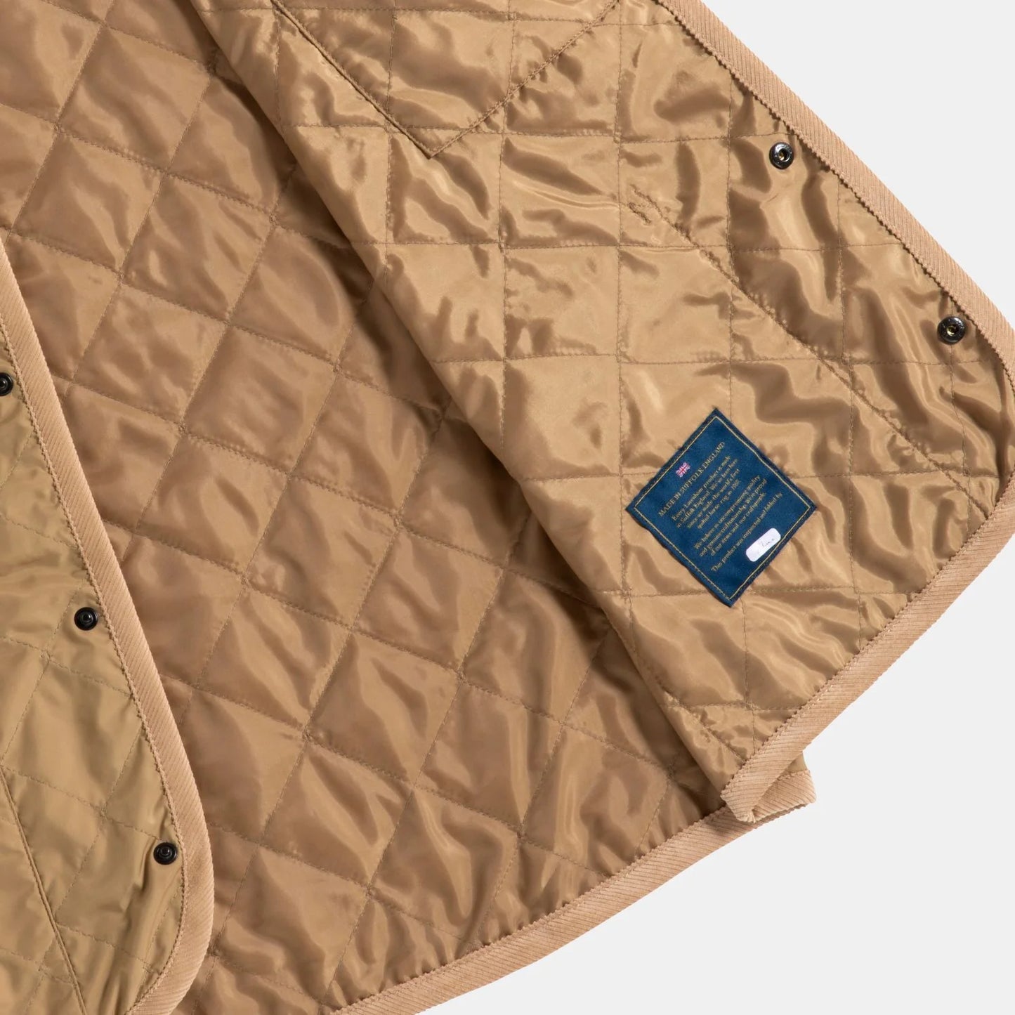 LVH THORNHAM Unwadded Lavenster Gilet Ochre