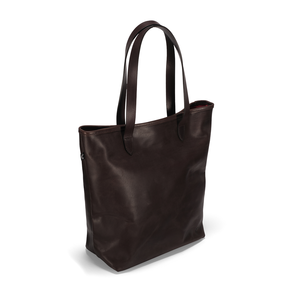 CRT Vintage Leather Tall Tote Bag