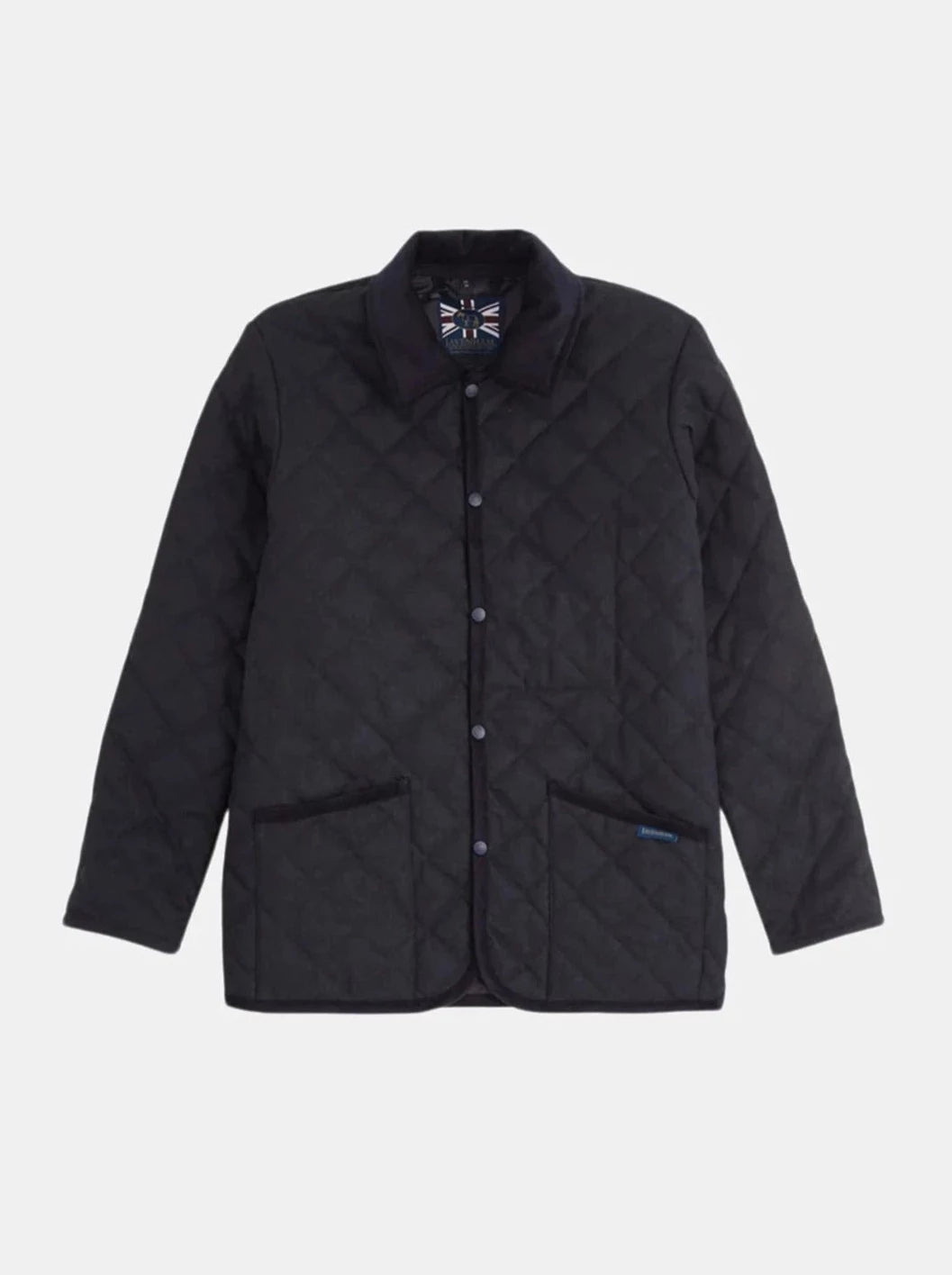 LVH WOOL DENHAM MENS Recycled Wool Mix Charcoal