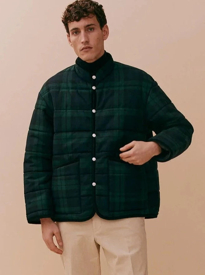 LVH MICKFIELD Wool Blackwatch Big Quilt Jacket