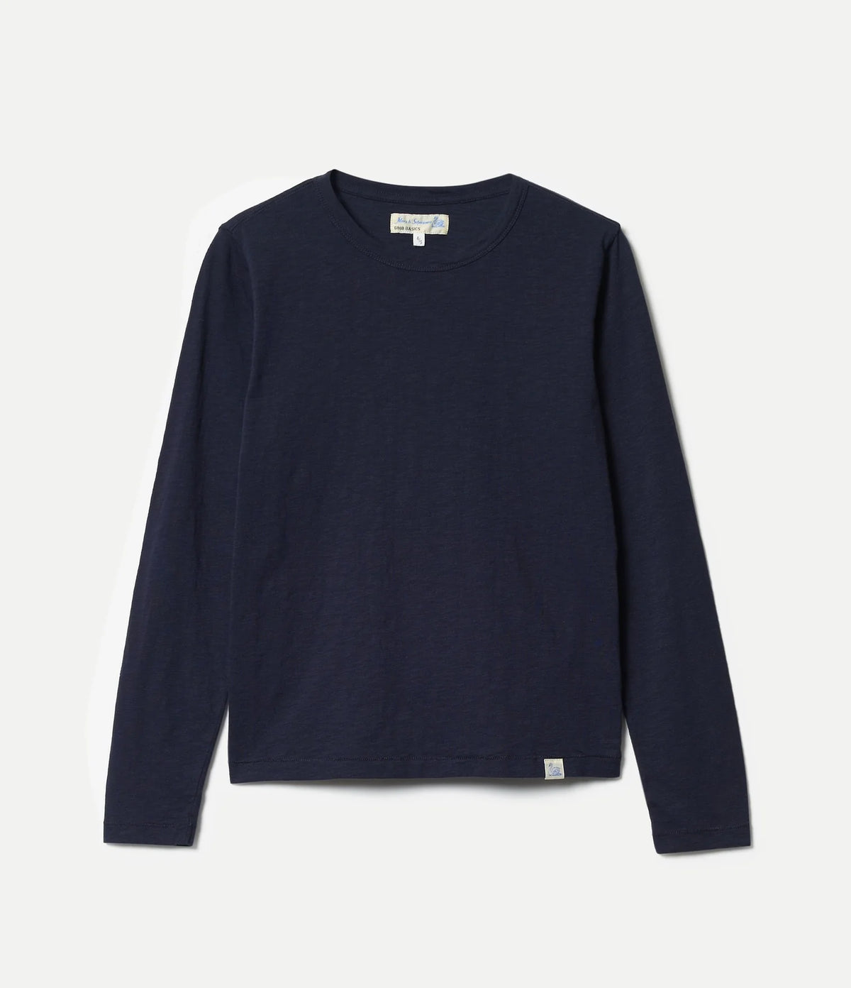 MERZB WomenS WSLS21 Pima Cotton Longsleeve, 3.8oz Deep Blue