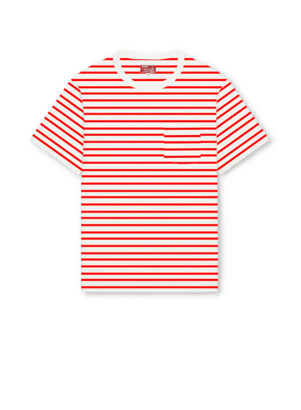 FTA Stripe T-Shirt Red / White