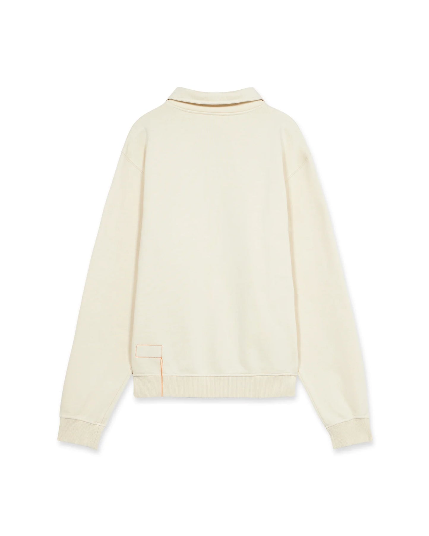 FTA YALEPM Long Sleeves Half Zip Sweatshirt Off White