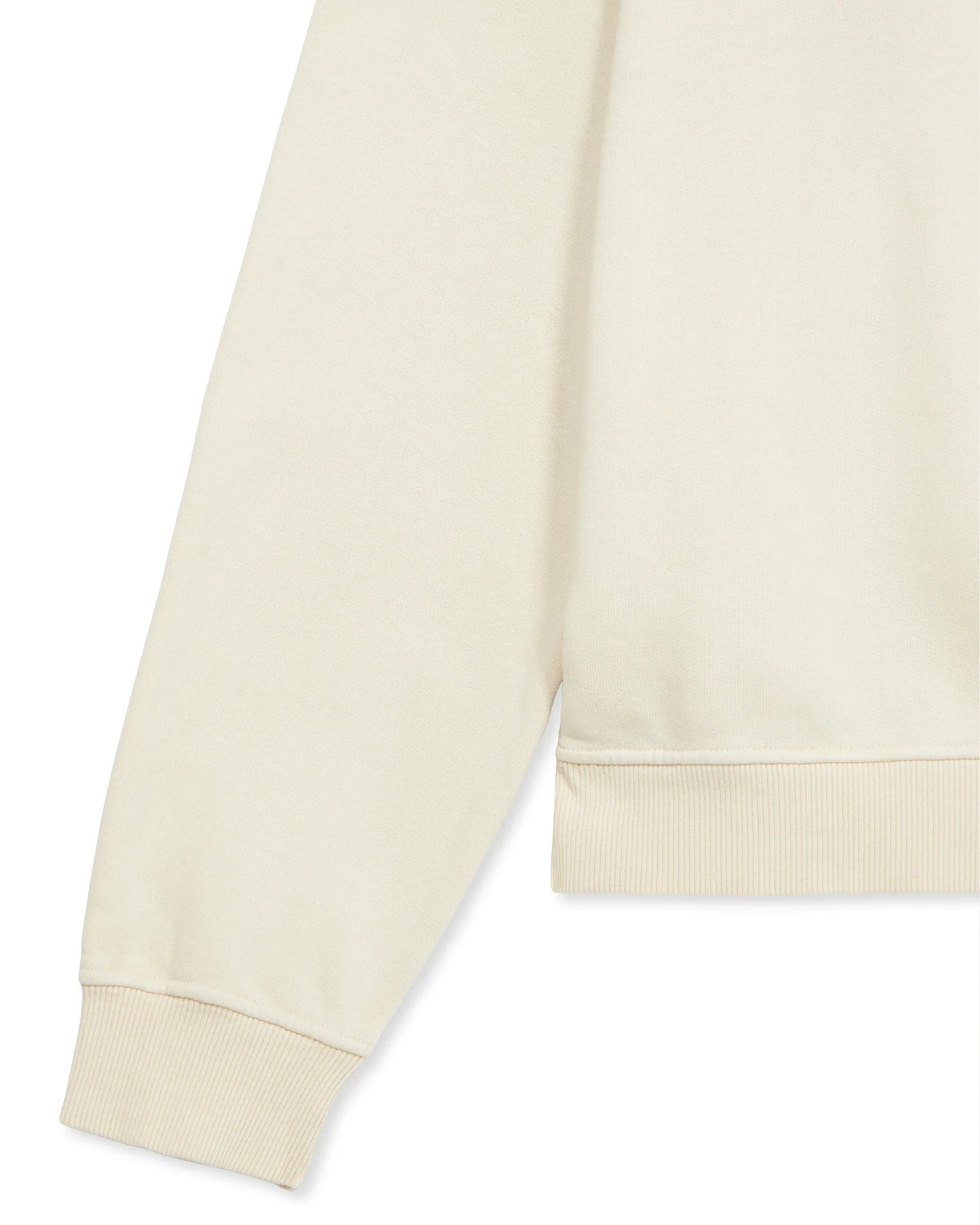 FTA YALEPM Long Sleeves Half Zip Sweatshirt Off White