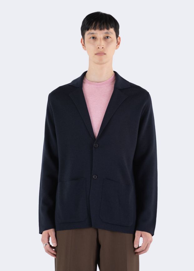 JSY Autry Men Merino Jacket Midnight