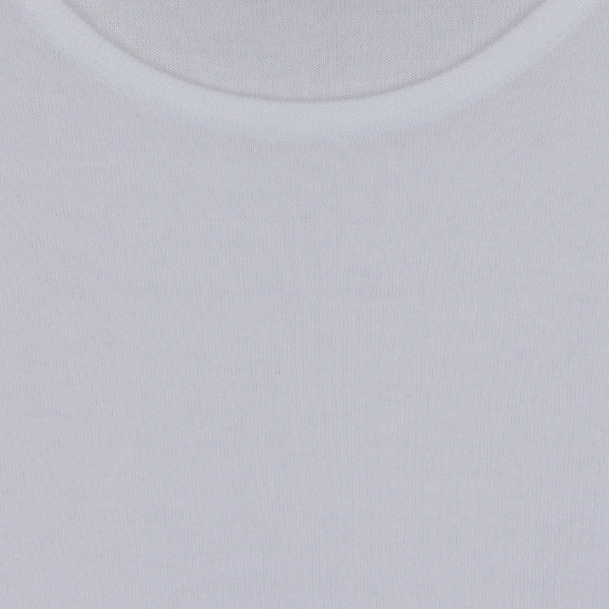 JSY BELDEN Men Sea Island Cotton T-Shirt CN SS White