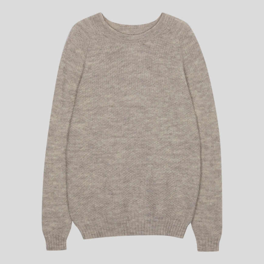 JSY COUPER British Wool Pullover Natural