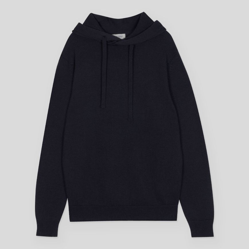 JSY COZEN Merino Wool Hoody Midnight