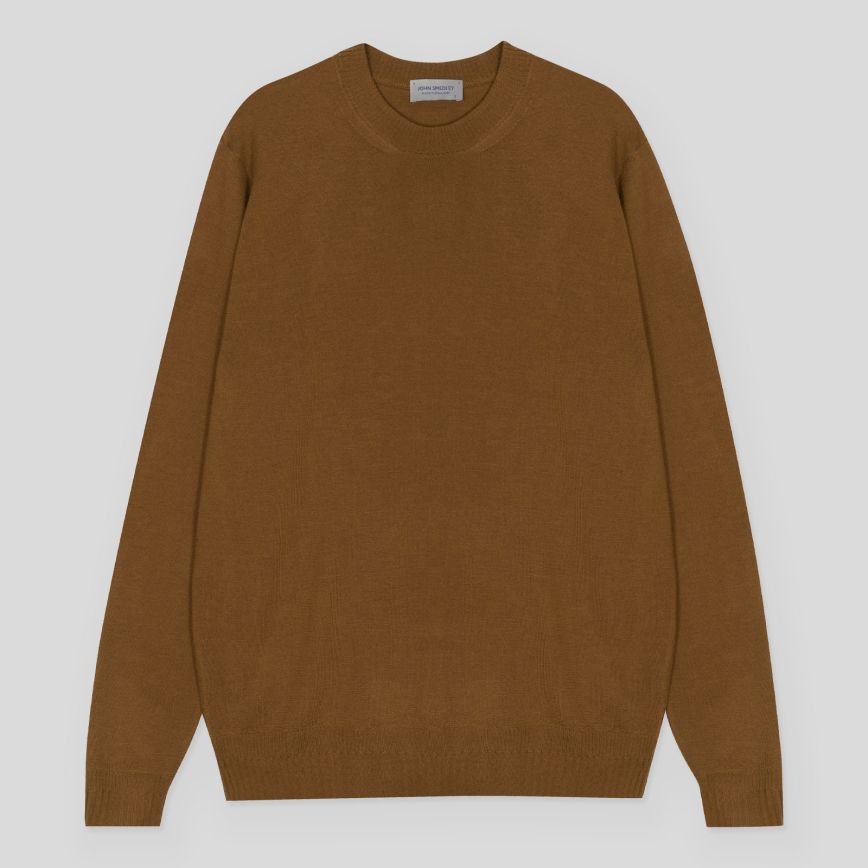 JSY DORIAN Merino Merino Wool Jumper Keats Bronze
