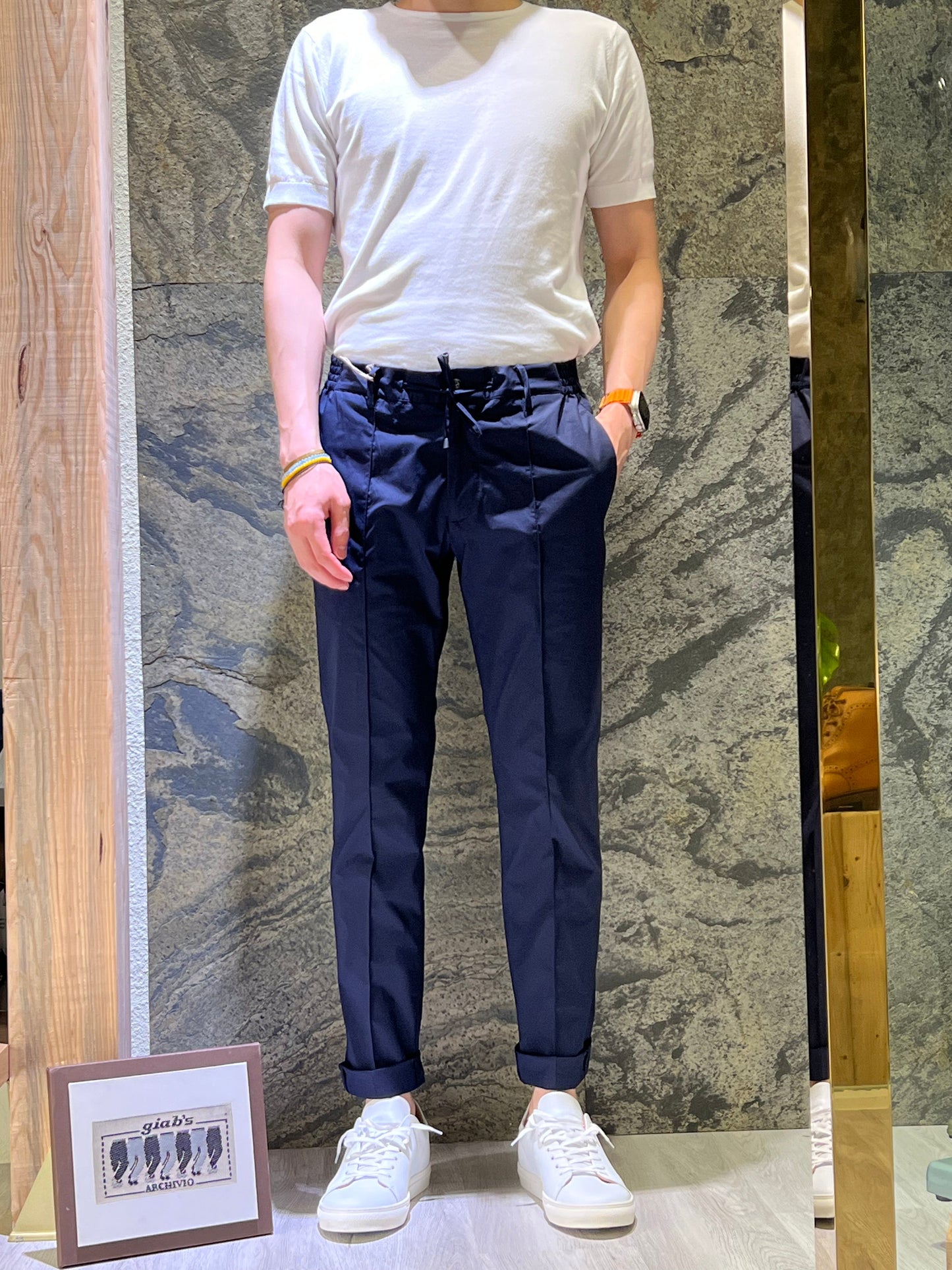 GBS MASACCIO/M1 Super Lightweight Trousers Navy