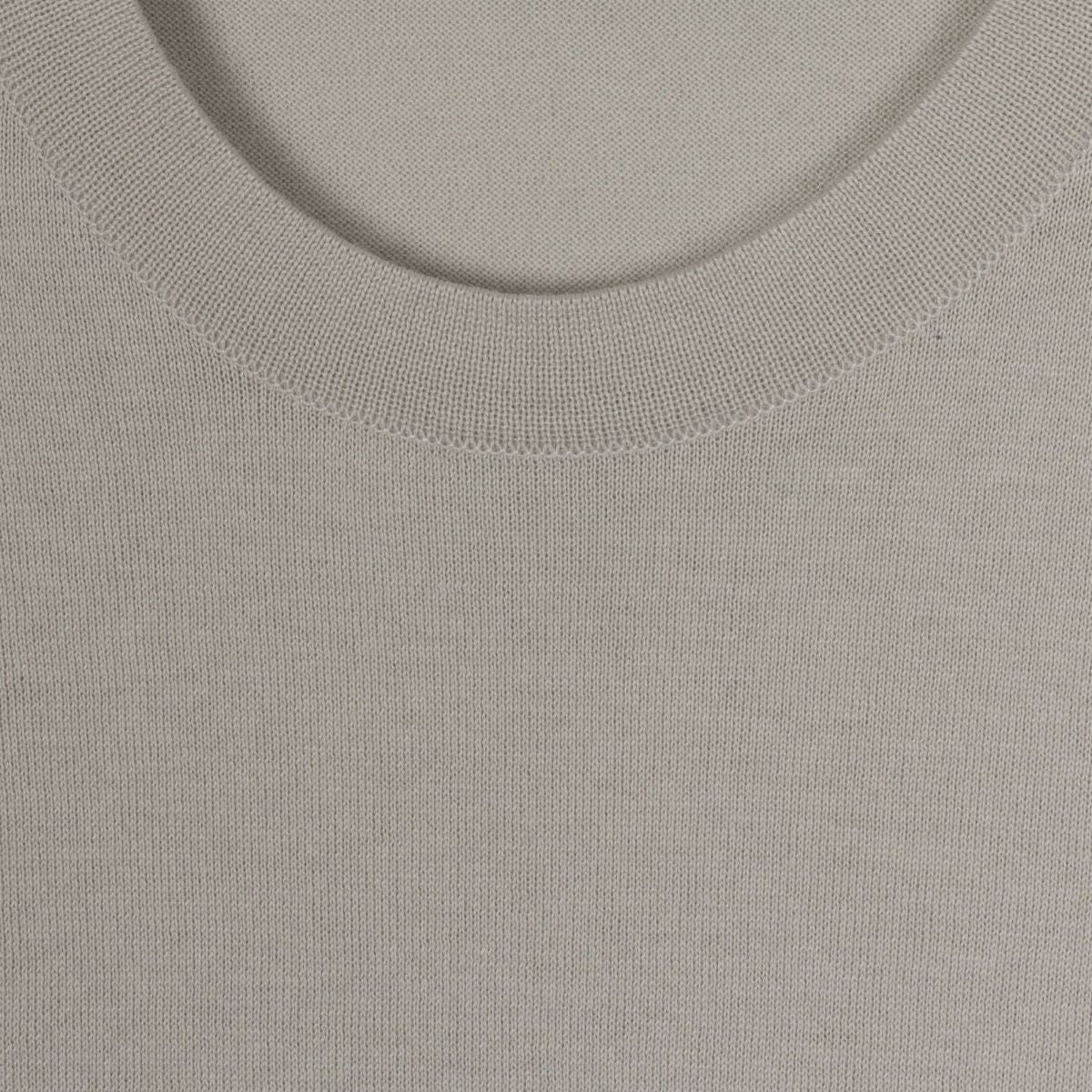 JSY HARBIRD Men Sea Island Cotton Pullover CN LS Col3 Cld/ Skipper Blu/ Nvy