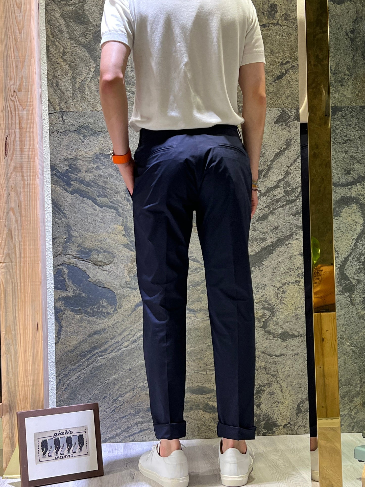 GBS MASACCIO/M1 Super Lightweight Trousers Navy