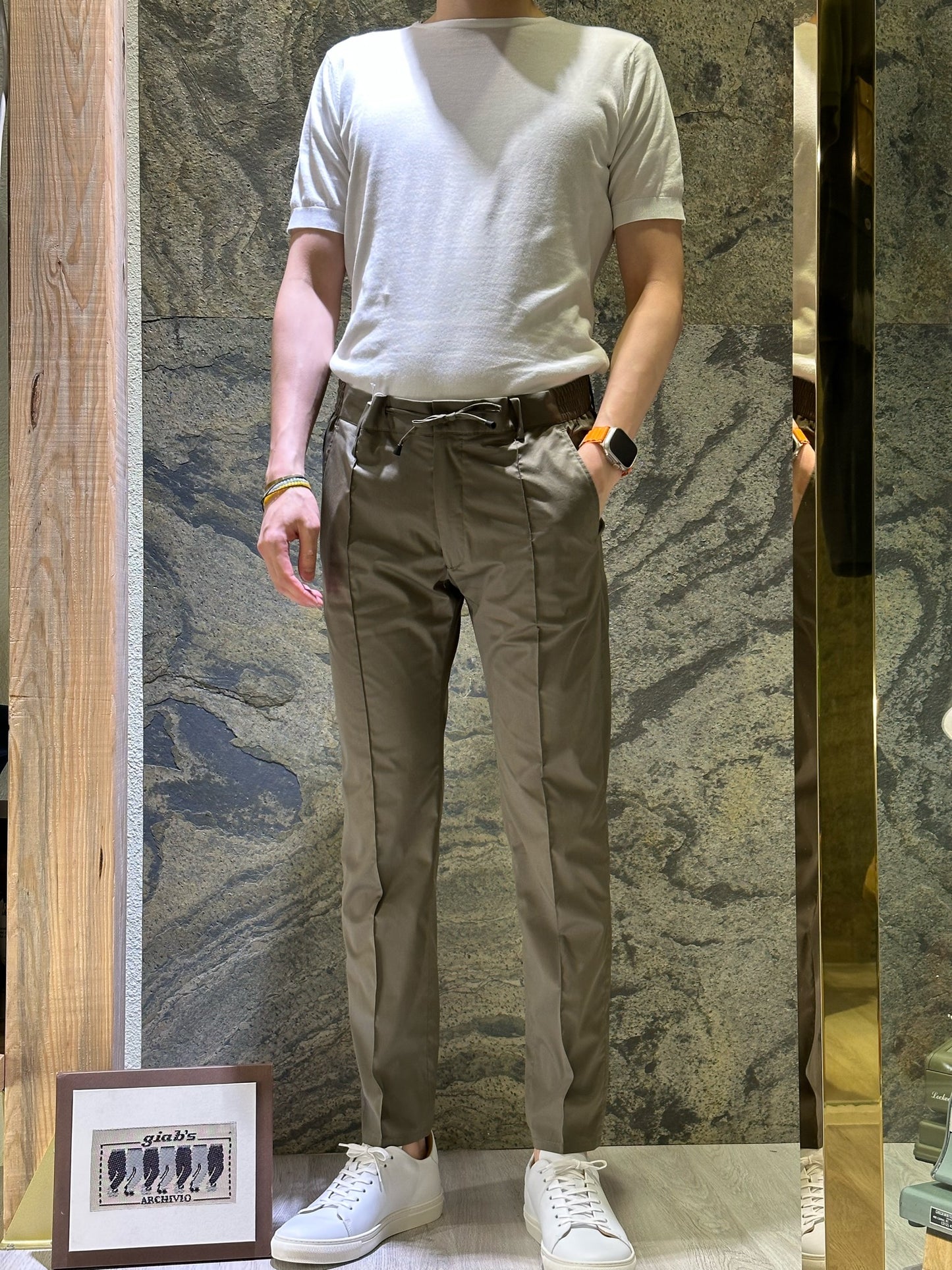 GBS MASACCINO Trousers Super Lightweight Olive