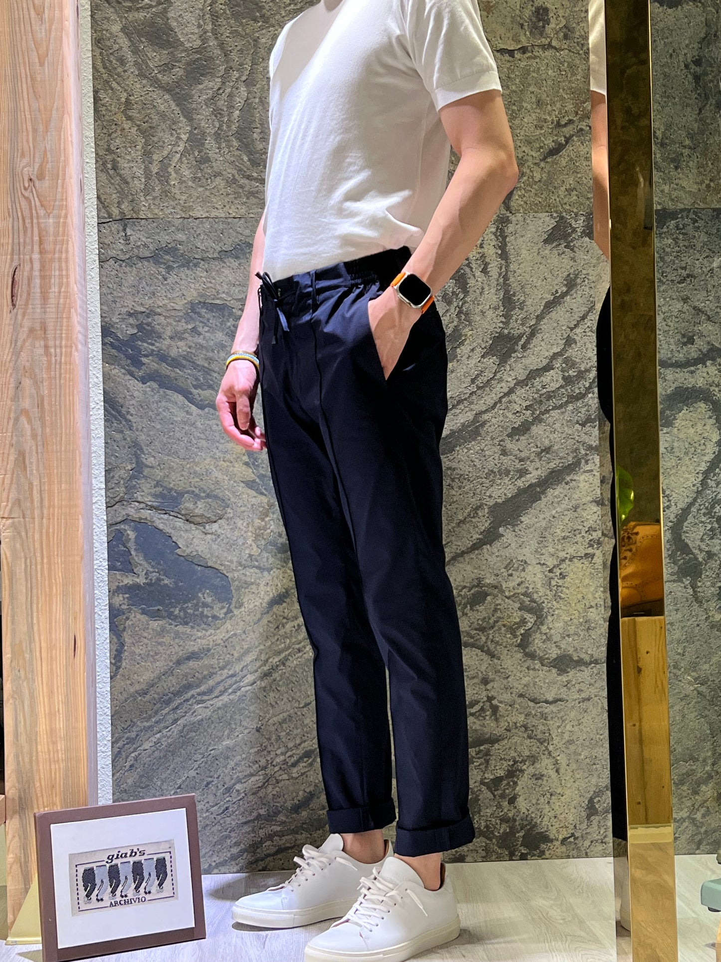GBS MASACCIO/M1 Super Lightweight Trousers Navy