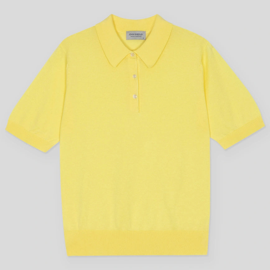 JSY JILL Women Sea Island Cotton Shirt Yellow Balm