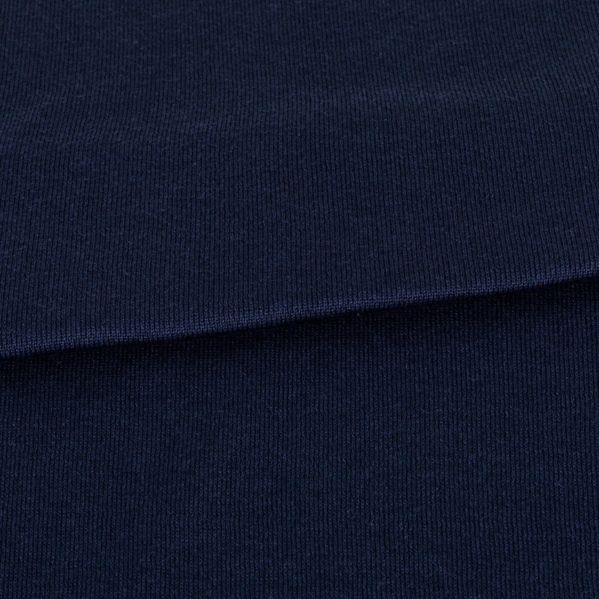 JSY JULIE Women Sea Island Cotton Long Sweater Navy