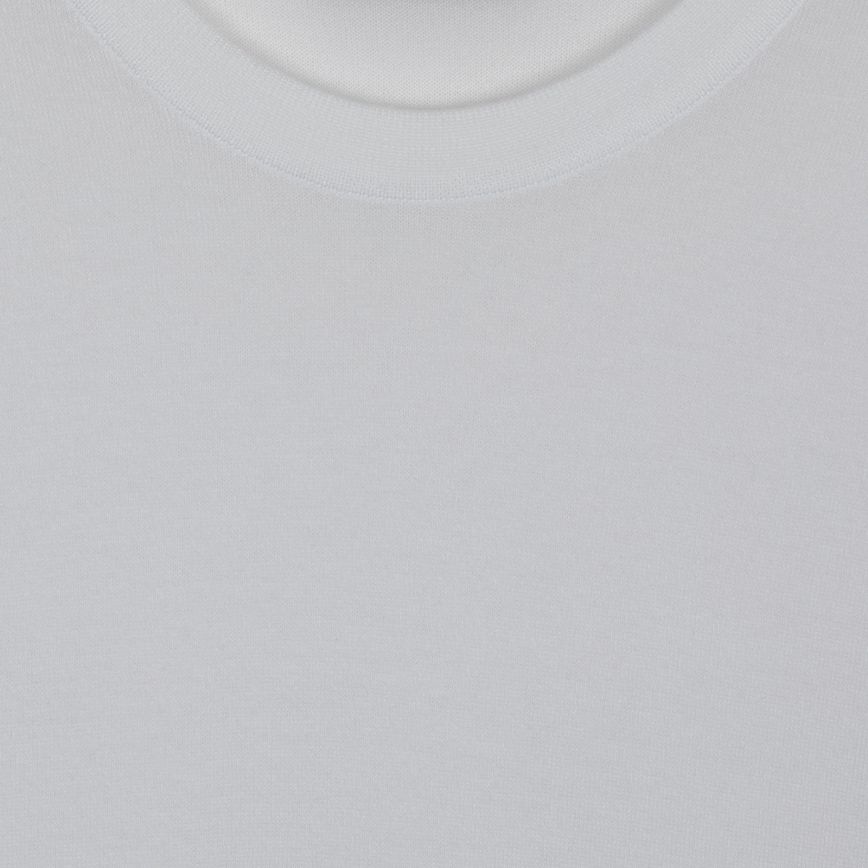 JSY KEMPTON Men Sea Island Cotton T-Shirt White