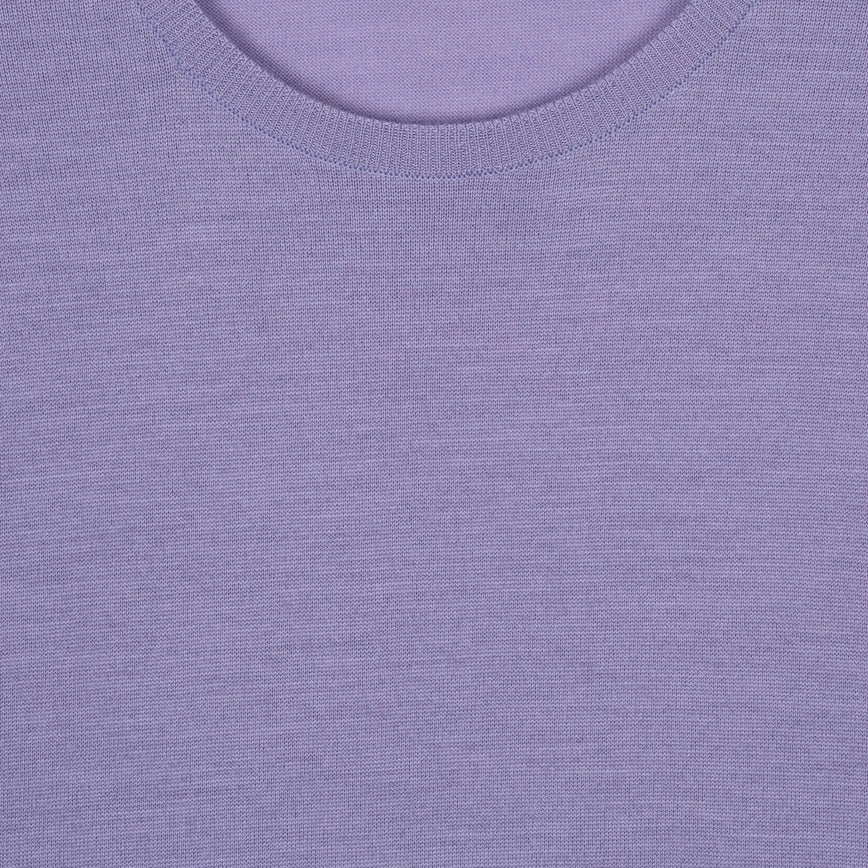 JSY LUNDY Men Merino Wool Pullover Cosmic Violet