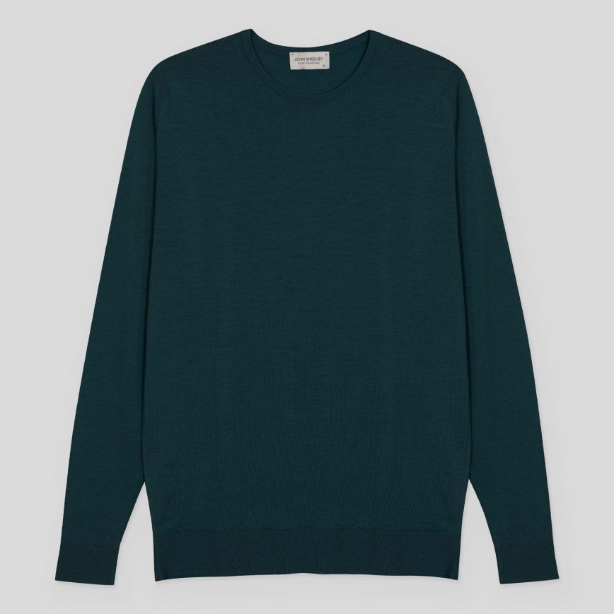 JSY LUNDY Men Merino Pullover Richardson Green