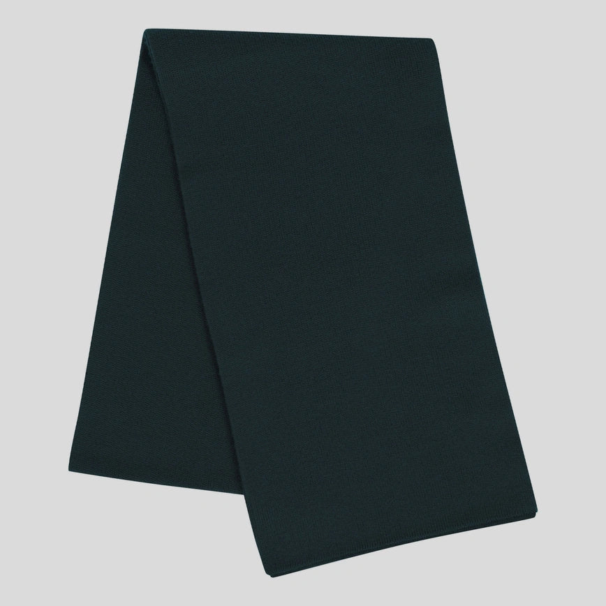JSY NEVIS Ribbed Merino Wool Scarf Orion Green
